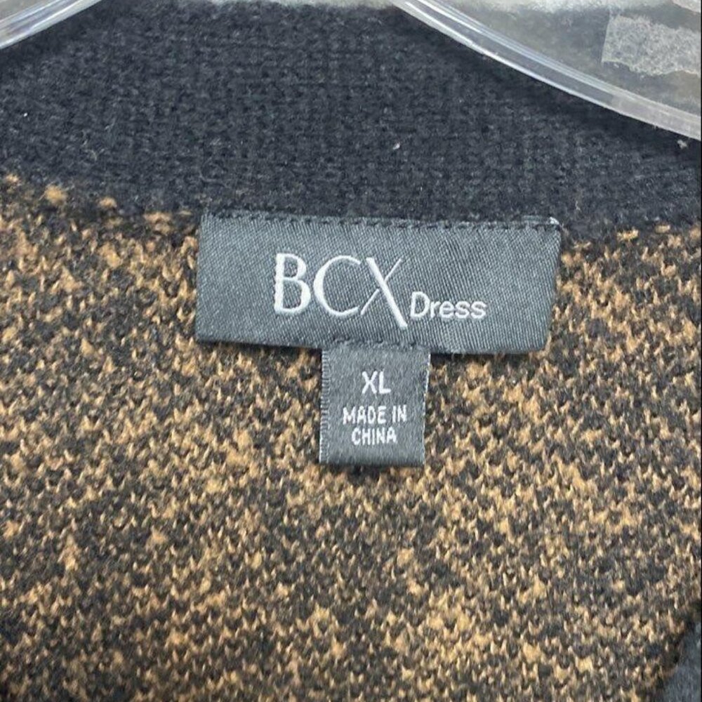 BCX Sweater Cardigan Dress XL